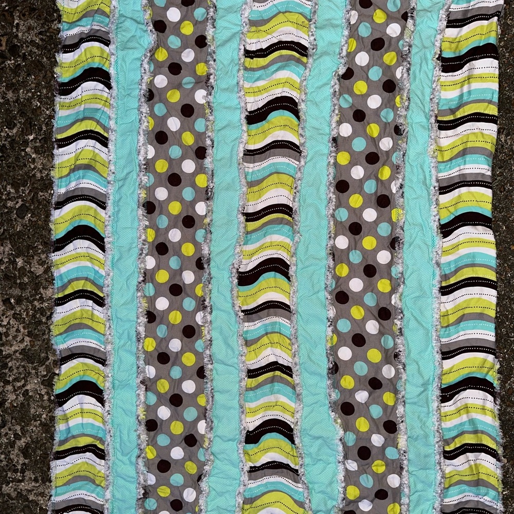 Sweet handmade blanket.